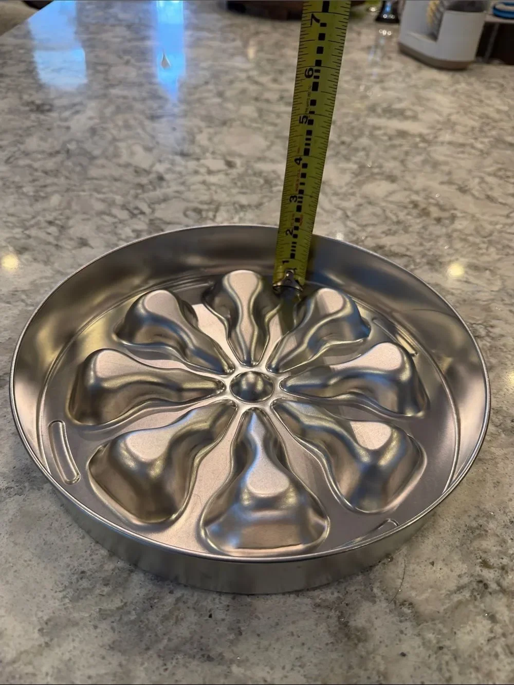 Slow Feed Stainless Steel Dog Bowl - Gray